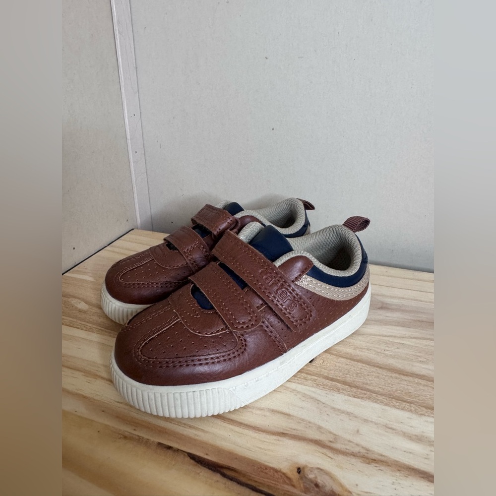 Carter's Brown and Cream Kids Sneakers